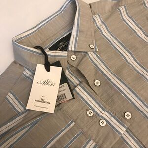 Rodd & Gunn Classic Blue and Gray Dress Shirt sz XL sport fit